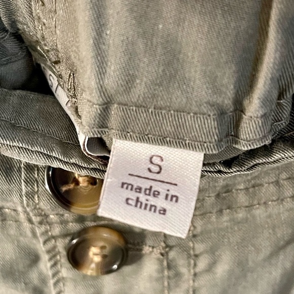 Womens Cest 1946 elastic waist pants. Army Green Belt Loops Small (C-19) - Picture 5 of 9